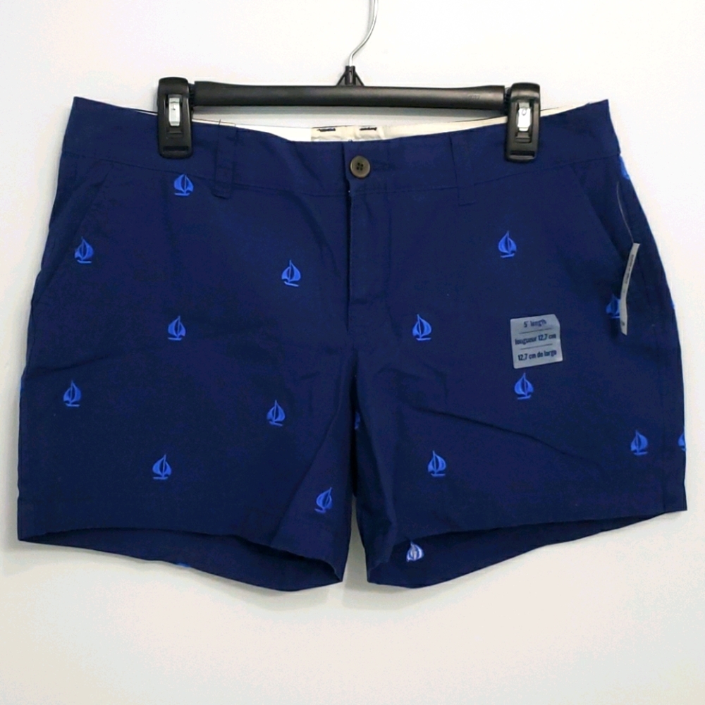 Blue Sailboat Shorts NWT